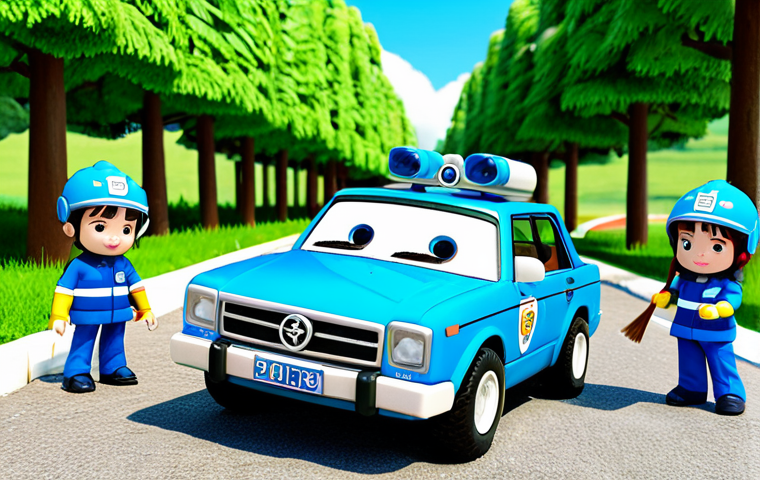 **Robocar Poli Teamwork and Cooperation**
    The Robocar Poli rescue team, including Poli, Roy, Amber, and Helly, fully clothed in their iconic, complete vehicle forms with perfect anatomy and correct proportions, actively working together on a family-friendly rescue mission in Brooms Town. They are collaboratively clearing a fallen tree blocking a school path, demonstrating seamless cooperation and synchronized action under a bright, clear sky. The image emphasizes high-quality professional photography with vibrant colors, sharp detail, and cinematic lighting, ensuring appropriate content that is safe for work, modest, and professional.