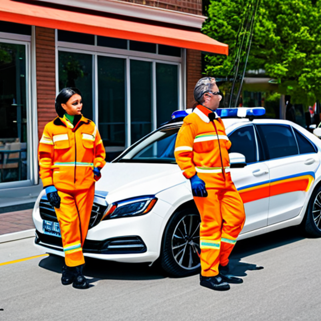 **

"A vibrant and colorful scene of Poli, Amber, Roy, and Helly working together to help their community. The Robocars are fully clothed in their rescue uniforms, assisting townspeople in a sunny environment. Safe for work, appropriate content, family-friendly, perfect anatomy, natural proportions, professional illustration."

**