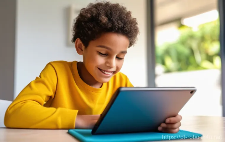 로보카폴리 안전 메시지 - **Prompt:** A heartwarming scene featuring a Brazilian child, approximately 7-8 years old, wearing c...