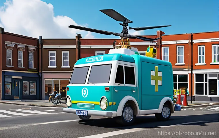 로보카폴리 팬덤 문화 - **Prompt 1: Family Rescue Playtime**
    A bright, cheerful indoor scene with a family (a mother and...