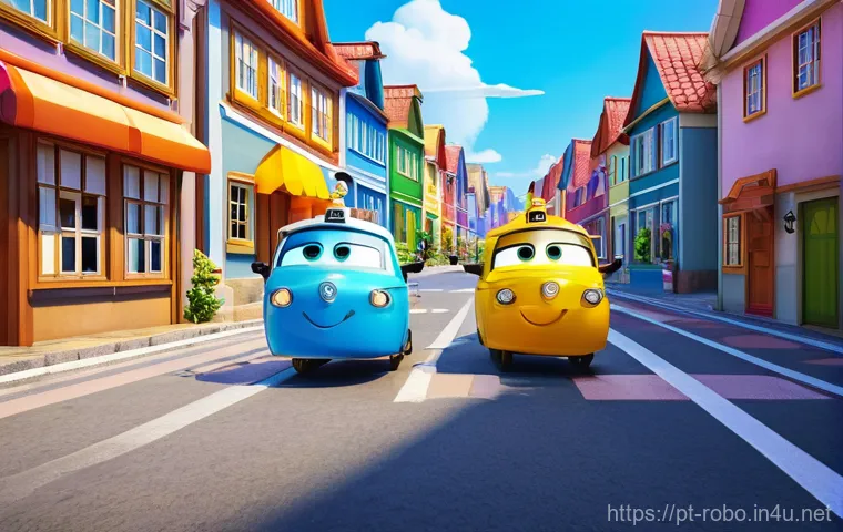 로보카폴리 자동차 구조대 - **Prompt 2: Children's Imaginative Play Inspired by Robocar Poli**
    "A group of diverse, happy ch...