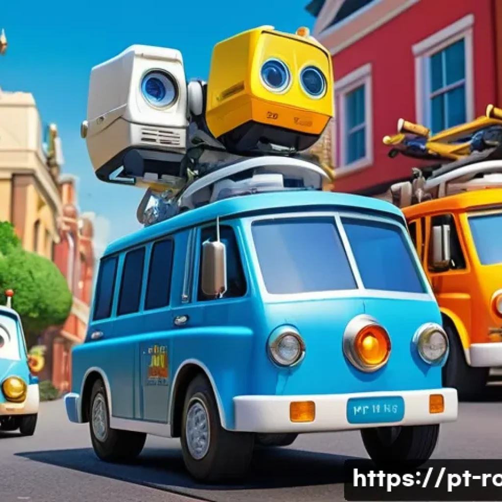 로보카폴리 학부모 리뷰 - **Prompt 1: Heroic Rescue Team in Action**
    "A vibrant, high-angle shot of Robocar Poli, Roy, Amb...