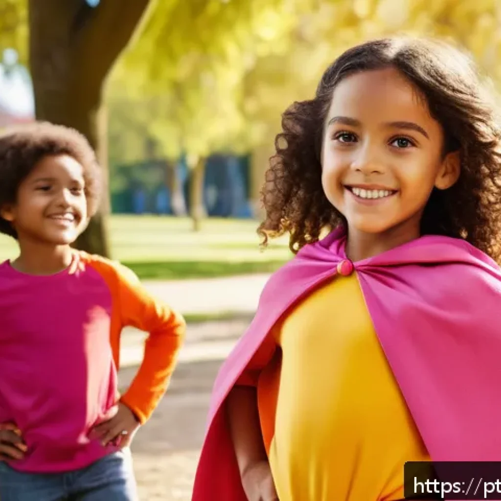 로보카폴리 엠버 특징 - A vibrant and friendly female superhero character named Amber, designed with a colorful, rounded sty...